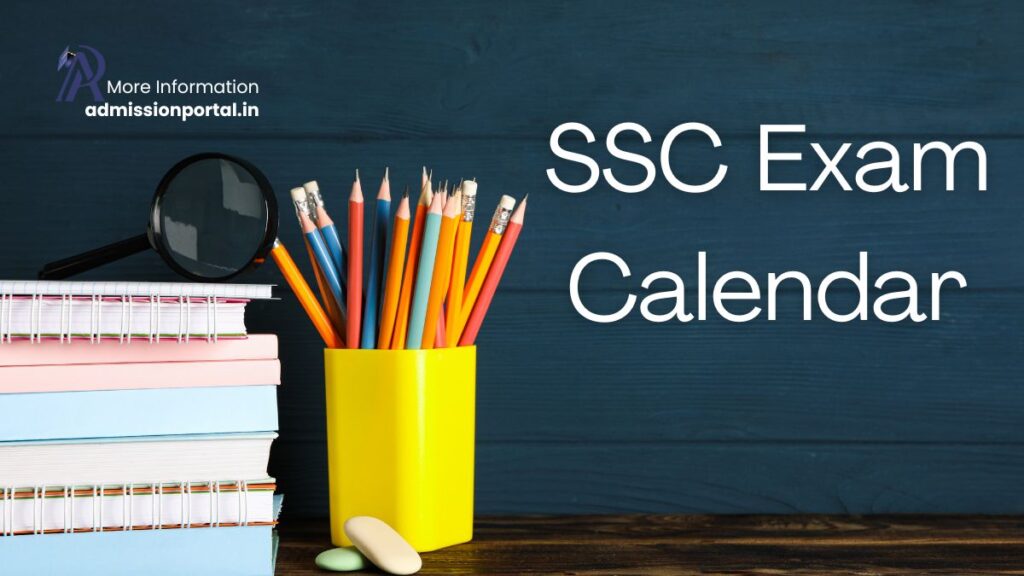 SSC Exam Calendar PDF 2025 26 AdmissionPortal APFYC