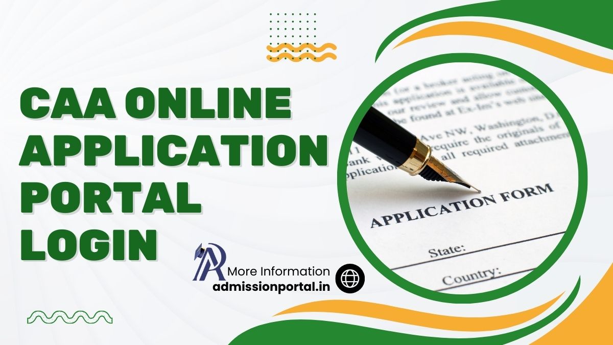 CAA Online Application Portal