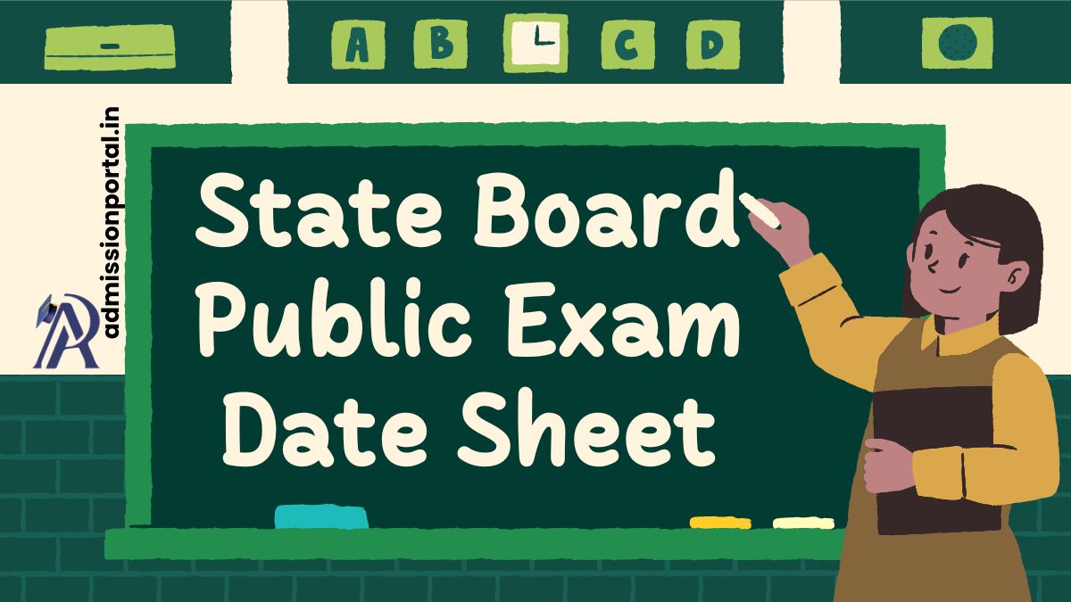 State Board Exam Date Sheet