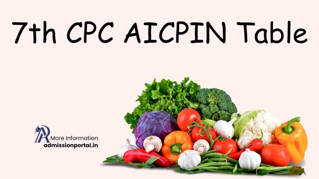 7th CPC AICPIN Table