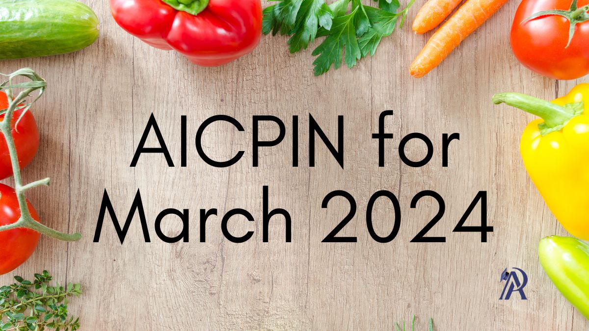 AICPIN for March 2024 Consumer Price Index