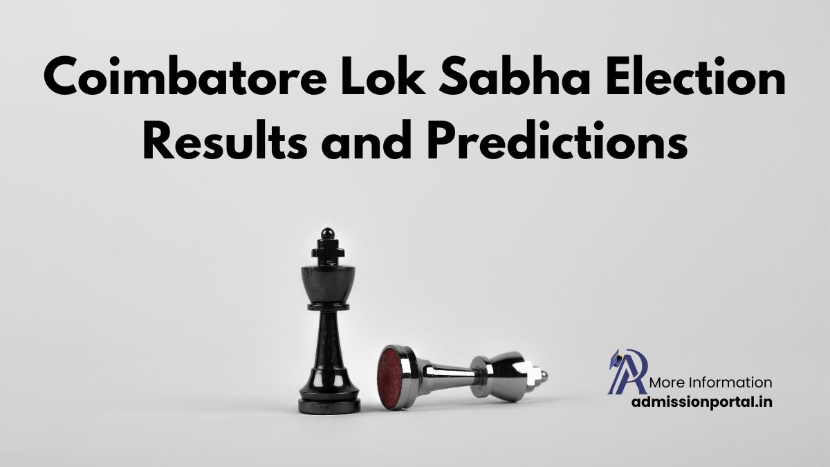 2024 Coimbatore Lok Sabha Election Results & Predictions | Who Will Win