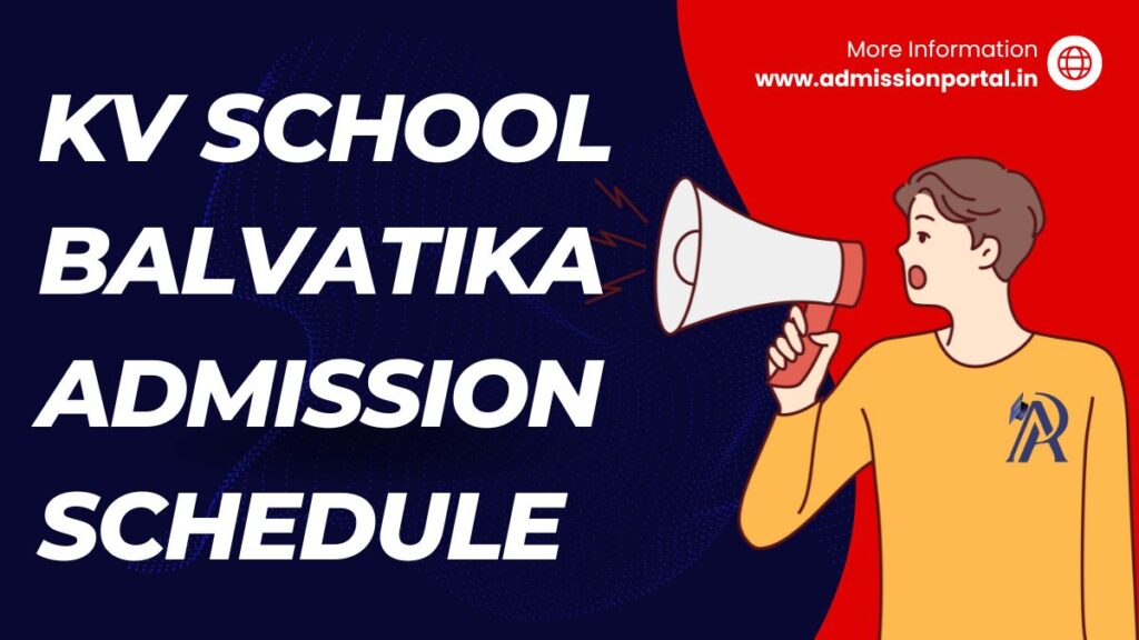 kvs balvatika admission 2024 25 offline form