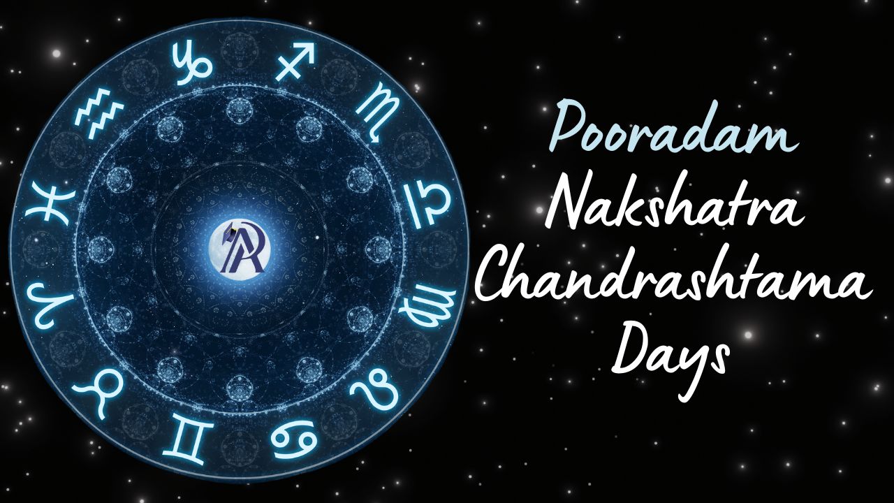 Chandrashtama Days for Pooradam Nakshatra