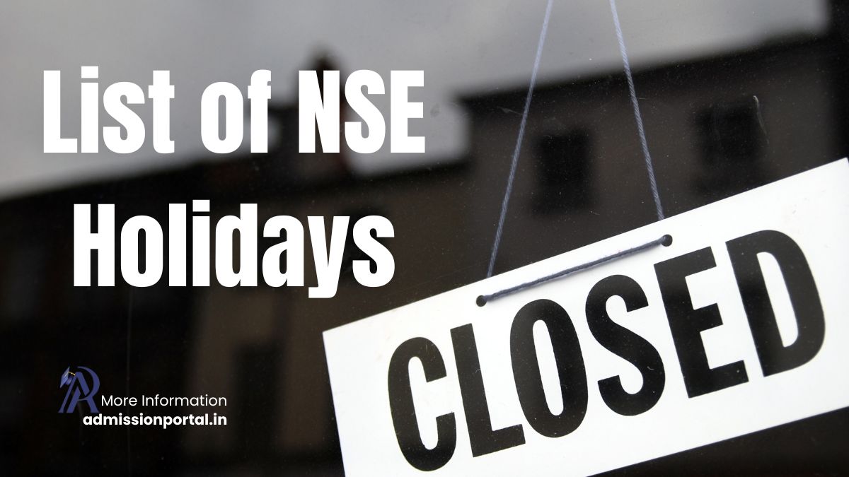 NSE Holidays 2025 BSE Holidays 2025 Stock Market Holidays 2025