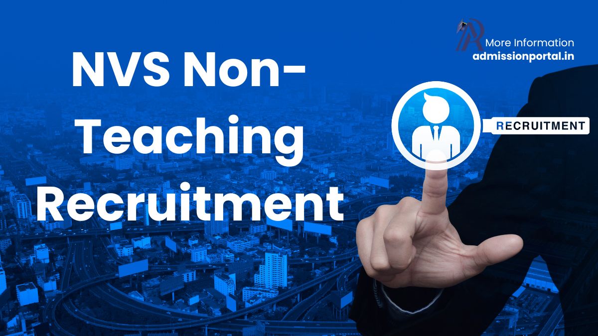 NVS Non-Teaching Recruitment