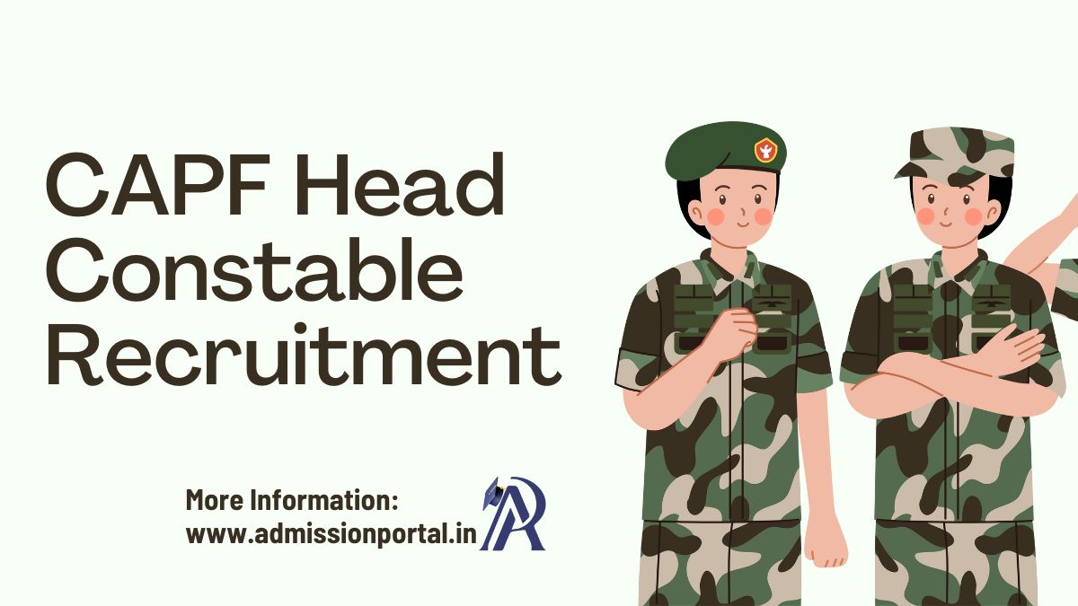 CAPF Head Constable Recruitment