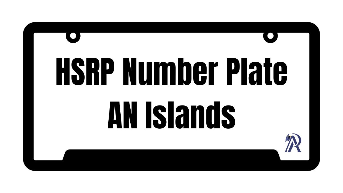 HSRP Number Plate AN Islands List