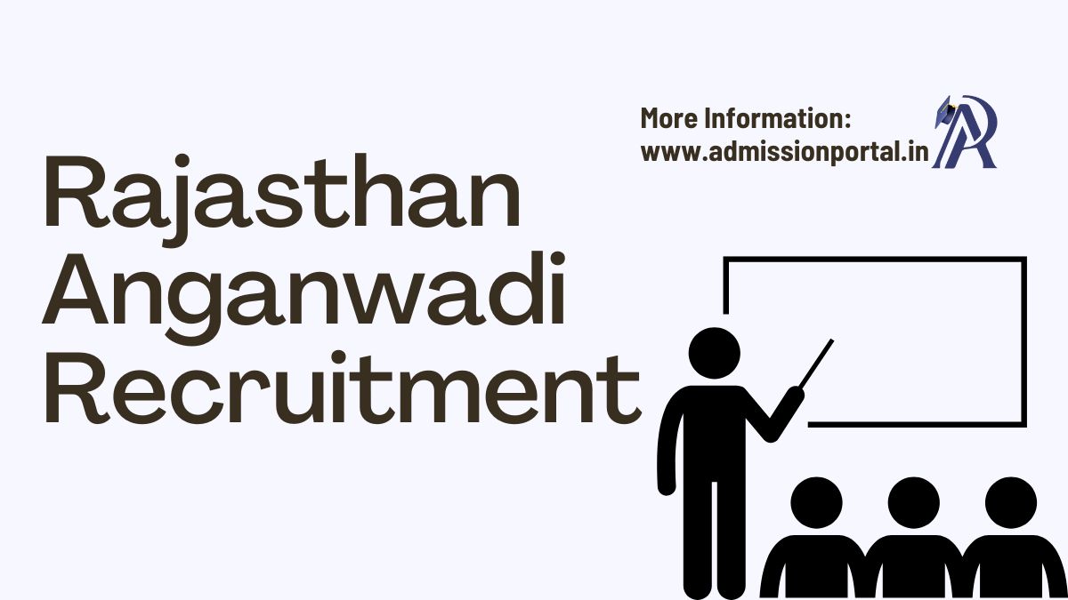 Rajasthan Anganwadi Recruitment