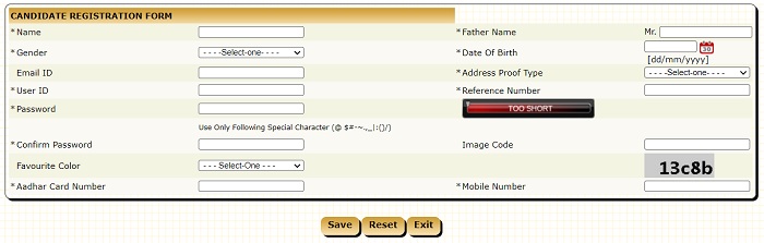 TN Velaivaaippu Portal Registration Application Form