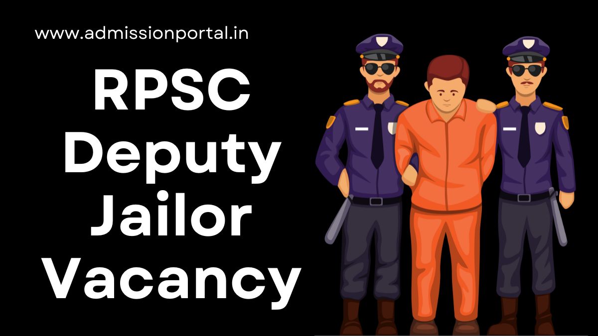 RPSC Deputy Jailor Recruitment