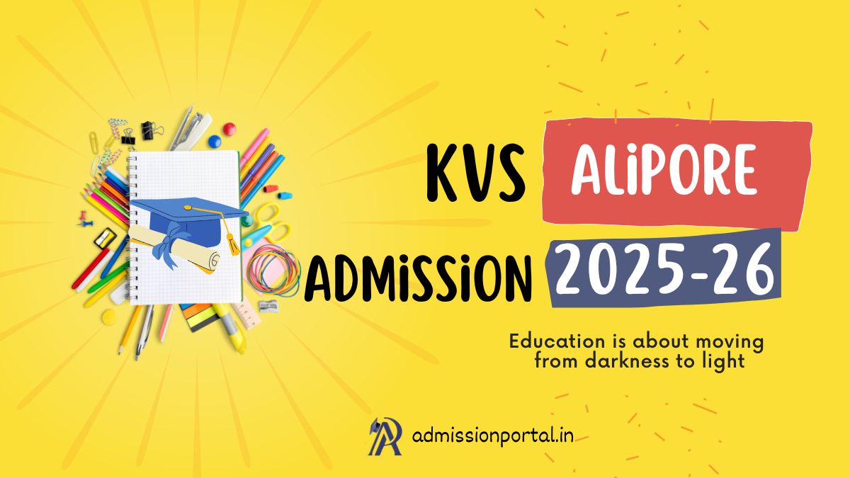 Alipore KV School Admission 2025-26 Download