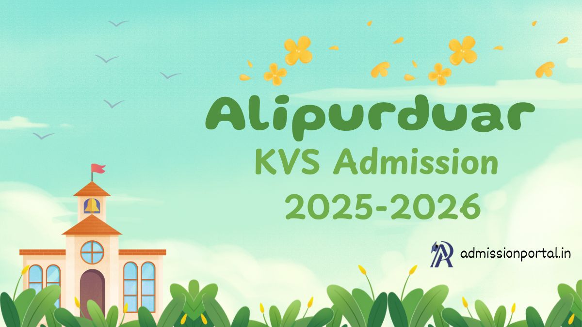 Alipurduar KV School Admission 2025-26 Download