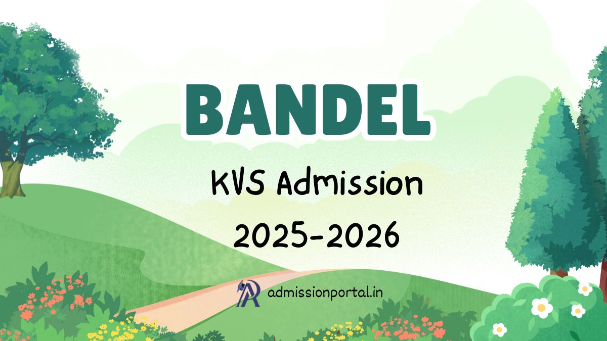 Bandel KV School Admission 2025-26 Download