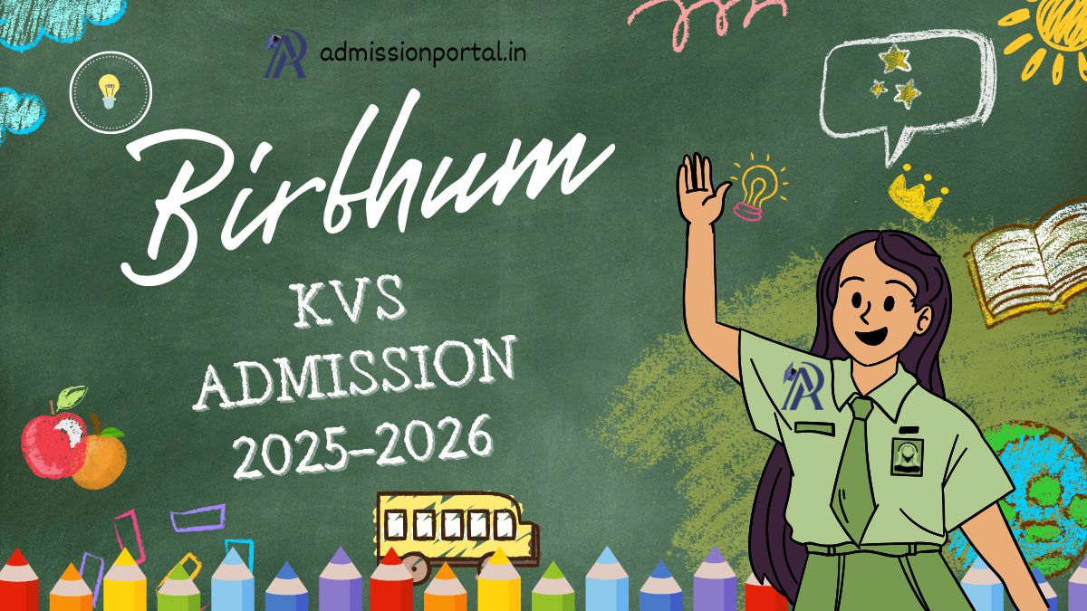 Birbhum KV School Admission 2025-26 Download