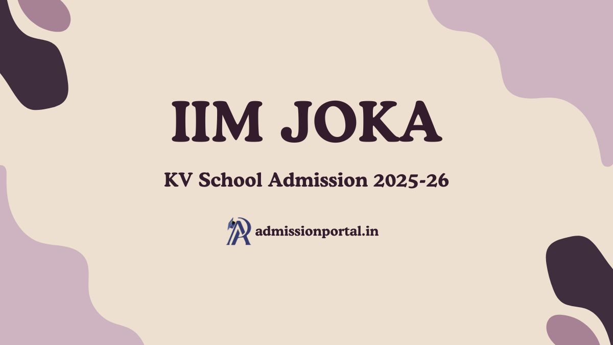 IIM Joka KV School Admission 2025-26 Download