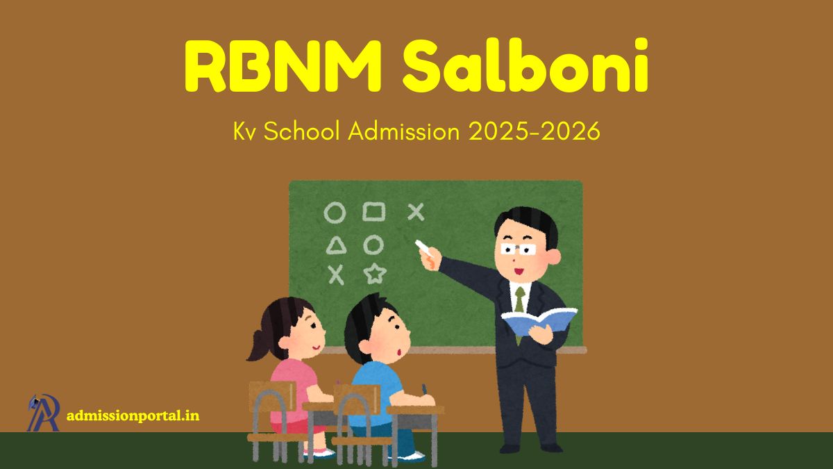 RBNM Salboni KV School Admission 2025-26 Download