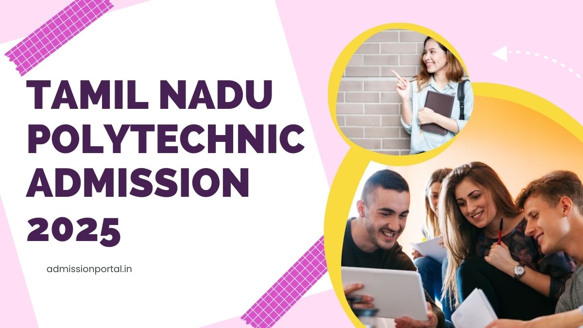 Tamil Nadu Polytechnic Admission 2025 PDF