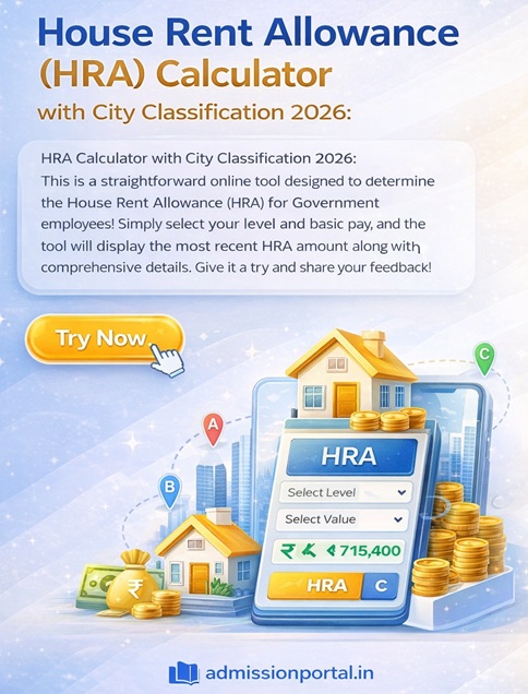 8th CPC HRA Calculator 2026