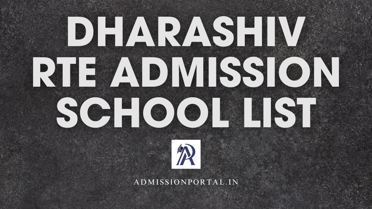 Dharashiv RTE Admission School List