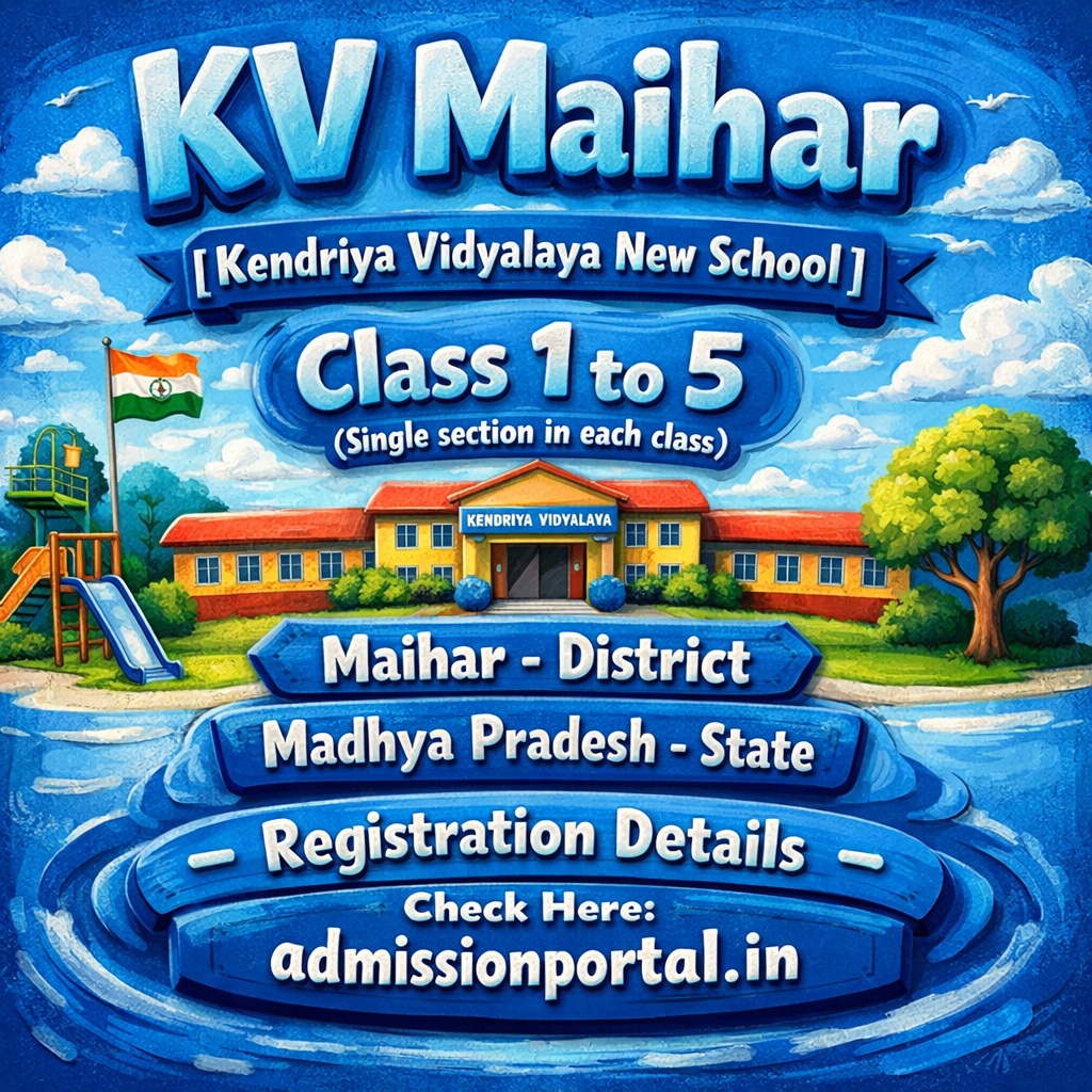 KV Maihar School Admission pdf
