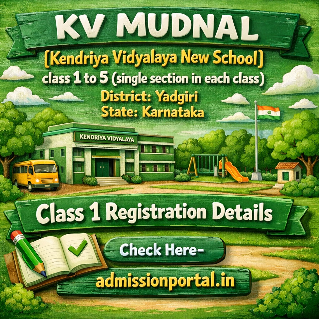 KV Mudnal School Admission pdf