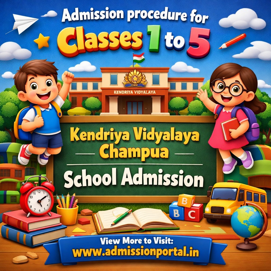 KV Champua School Admission pdf
