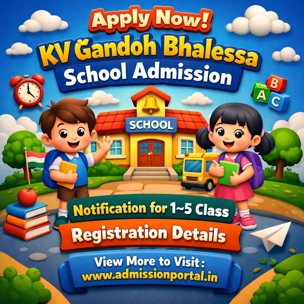 KV Gandoh Bhalessa School Admission pdf