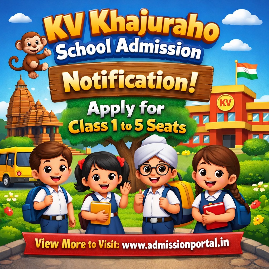 KV Khajuraho School Admission 2026-27