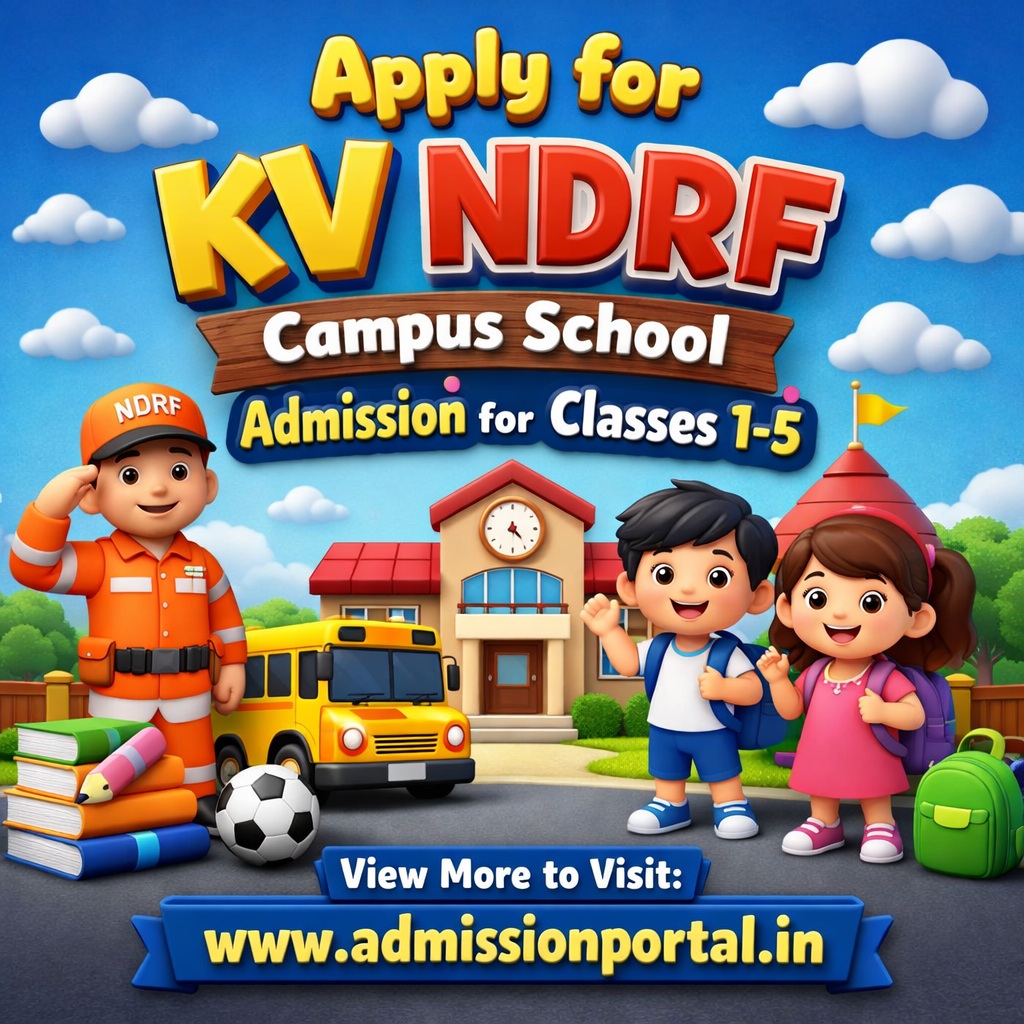 KV NDRF Campus School Admission for pdf