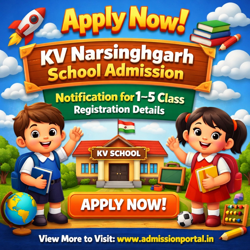 KV Narsinghgarh School Admission