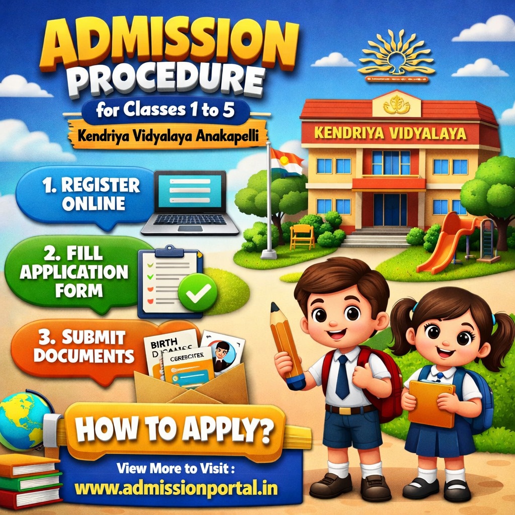 Kendriya Vidyalaya Anakapalli admission pdf