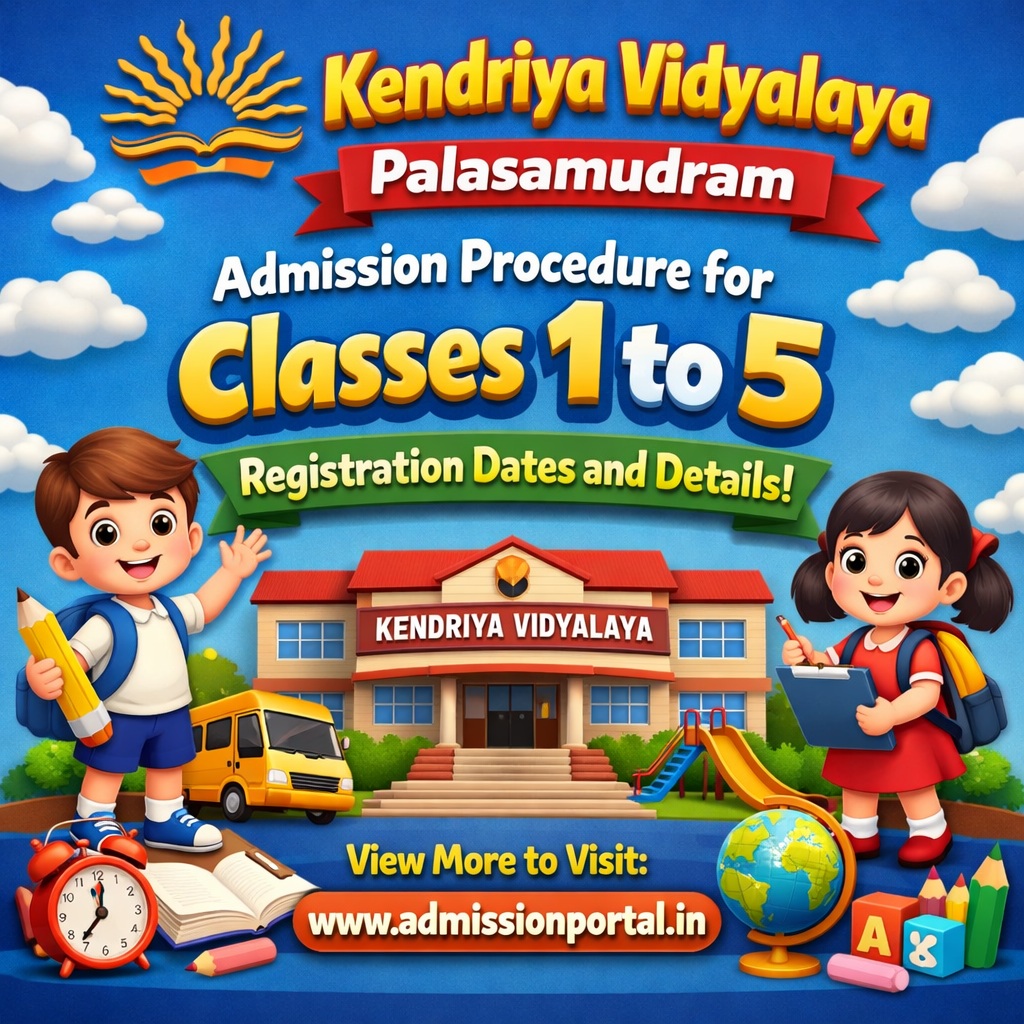 Kendriya Vidyalaya Palasamudram Registration pdf