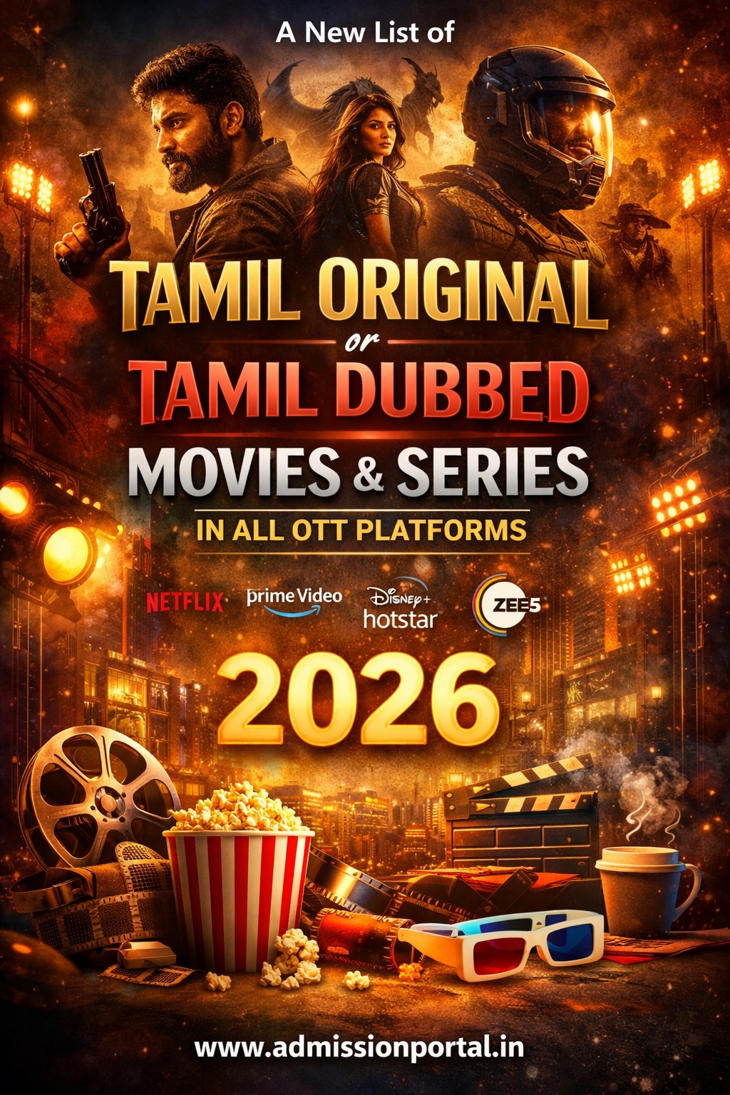 New OTT Release Date for Tamil Movies and Series in 2026