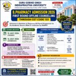 GGSIPU B.Pharmacy Admission 2026