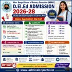 West Bengal D.El.Ed Admission 2026-28